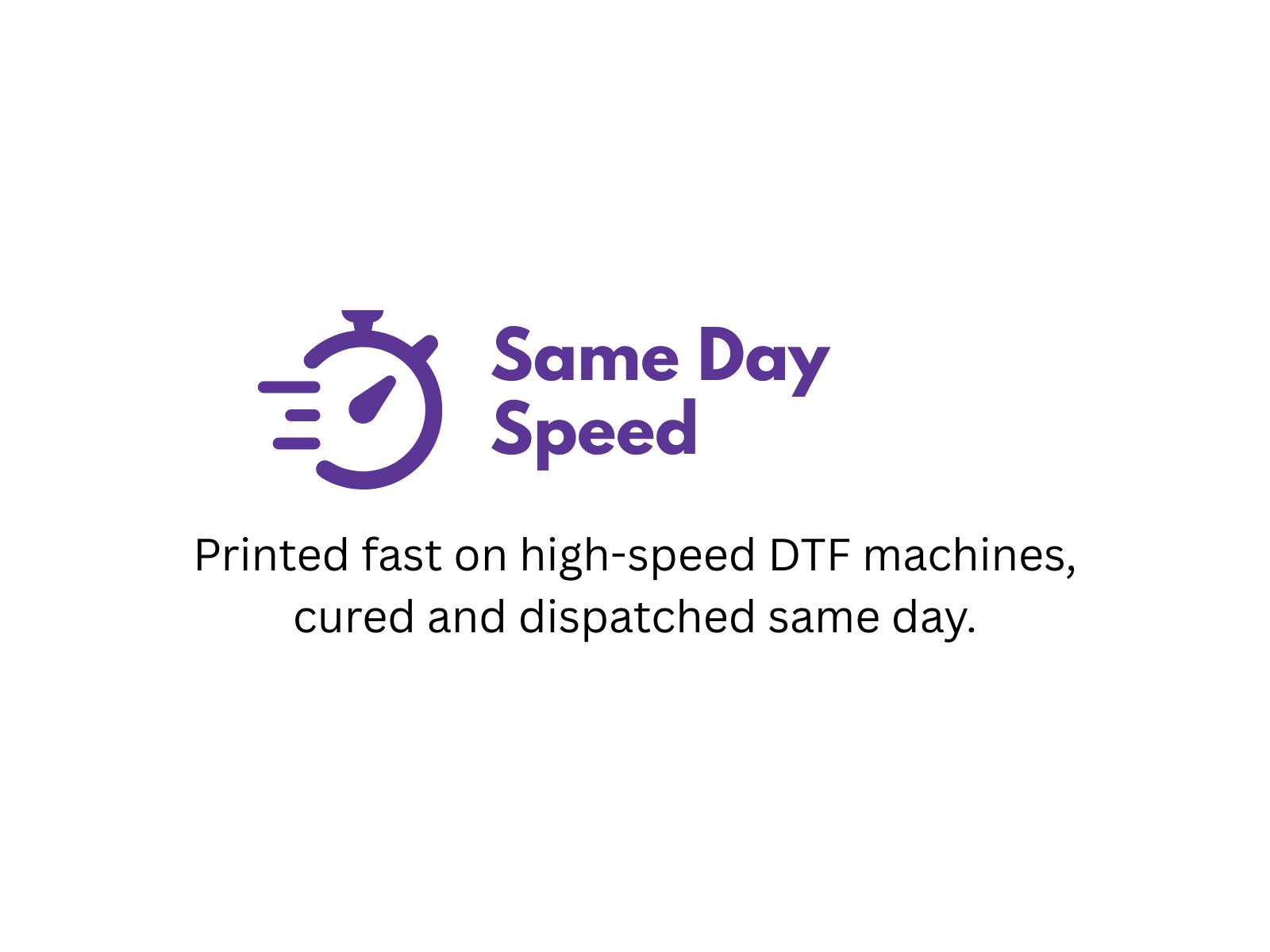  Printed with the latest high-speed DTF machines. Order today — we print, cure, and dispatch the same day. DTF Heat Press Transfers