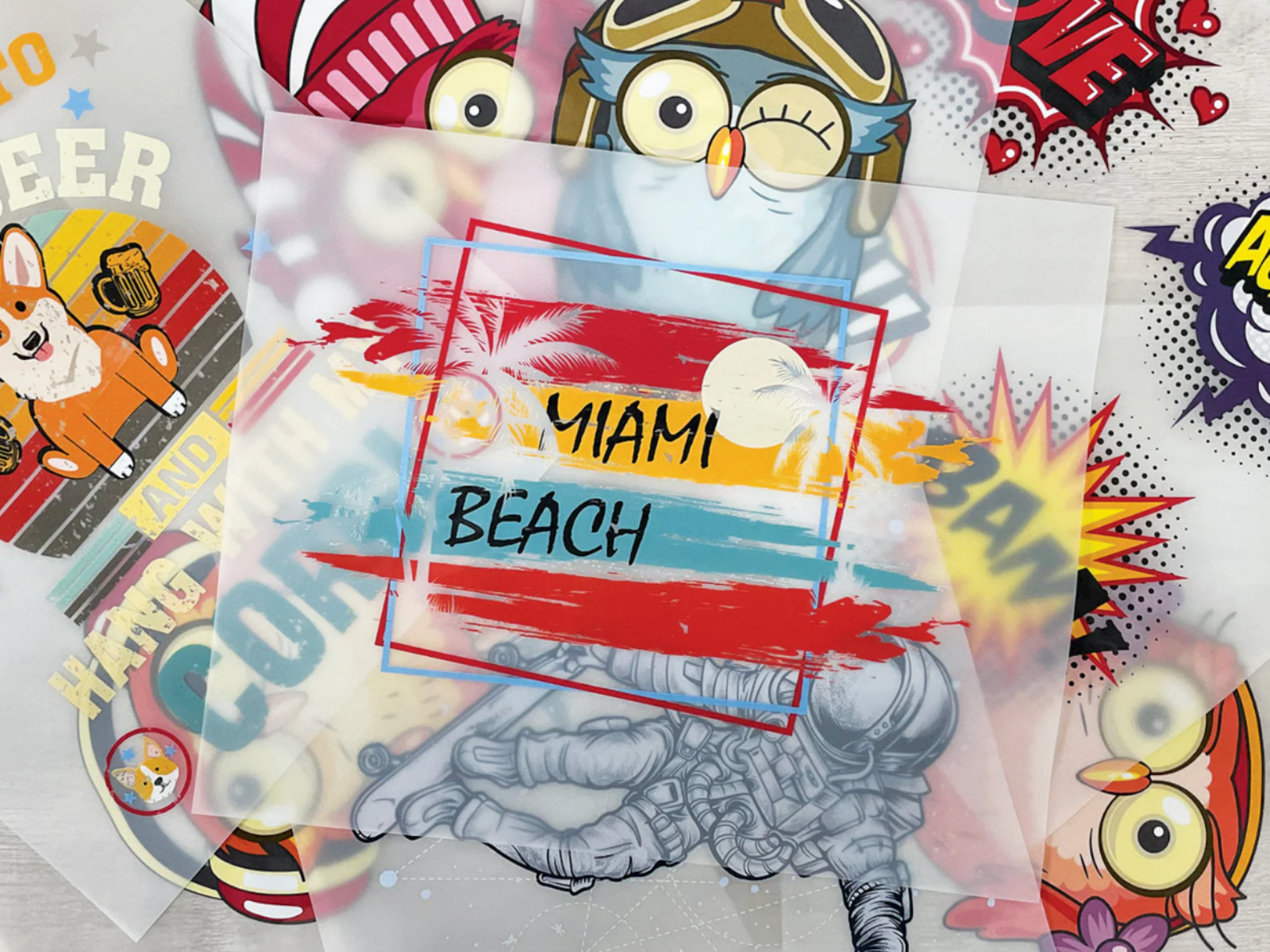 DTF Heat Press Transfers. Etsy, Amazon, TikTok Shops, Facebook Marketplace, Ebay
Print What You Need, When You Need
 Print-on-demand, no setup fees. Order exactly what you need for each job — whether it’s one-off transfers or bulk for later use.
